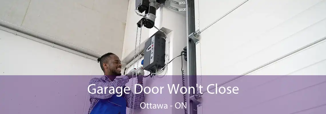 Garage Door Won't Close Ottawa - ON
